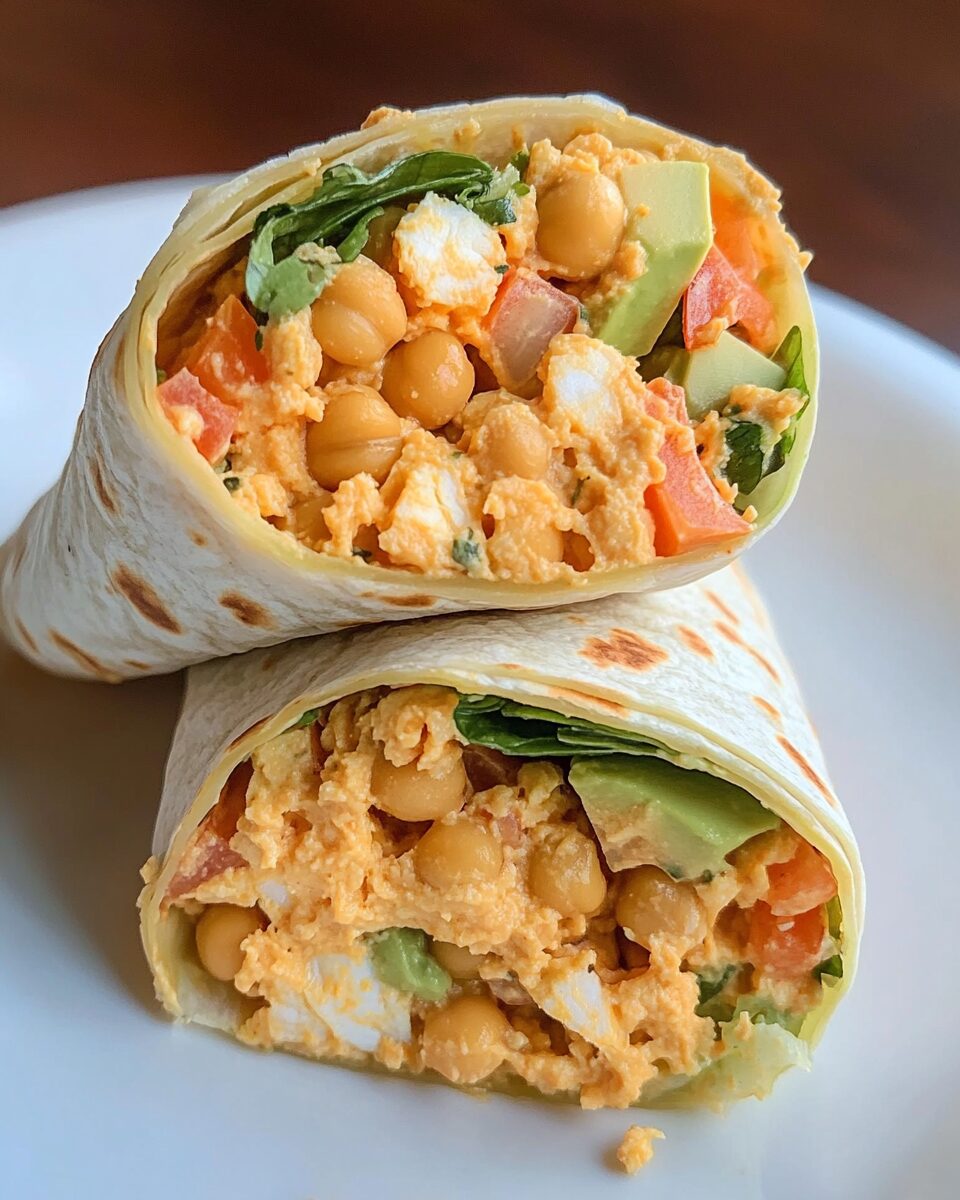 Buffalo Chickpea Wraps