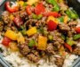 Beef and Pepper Rice Bowl