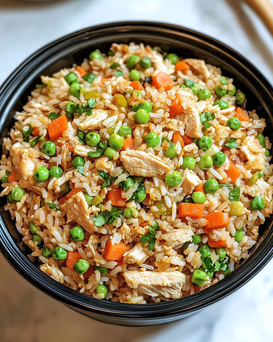 Crockpot Chicken Fried Rice