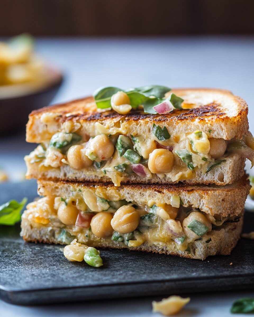Chickpea Salad Melts