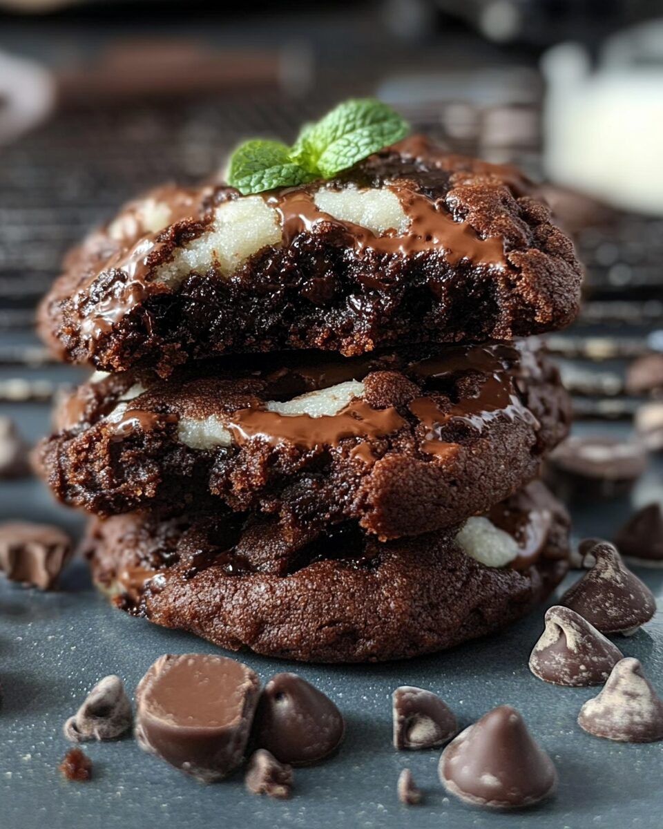 Chocolate Mint Cookies