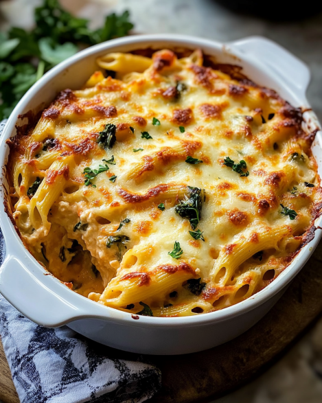 Cheesy Vegetable Pasta Bake