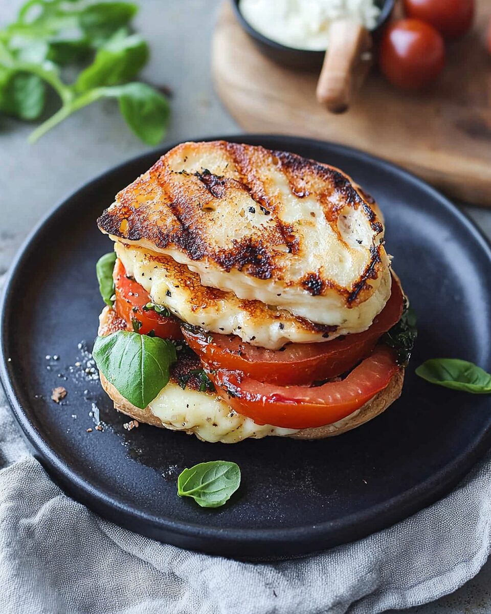 Grilled Halloumi Sandwich