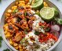 Mexican Street Corn Chicken Rice Bowl