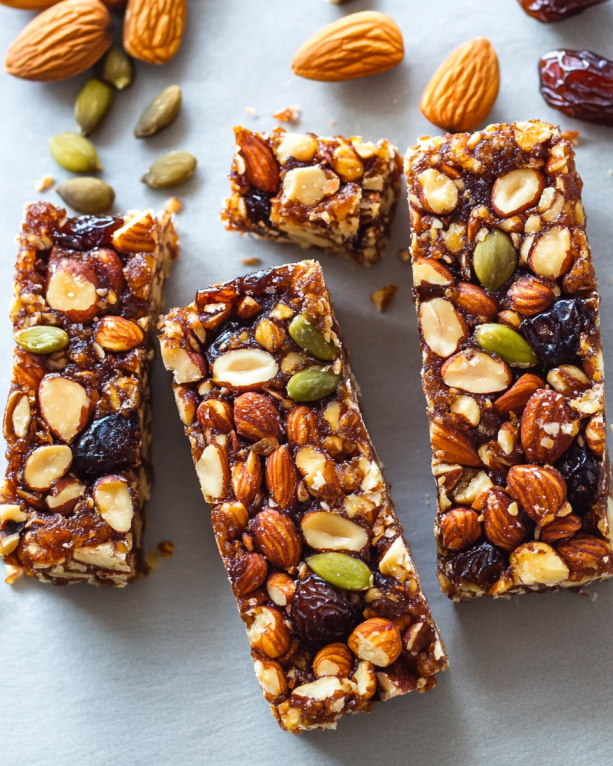 Nutty Date Energy Bars