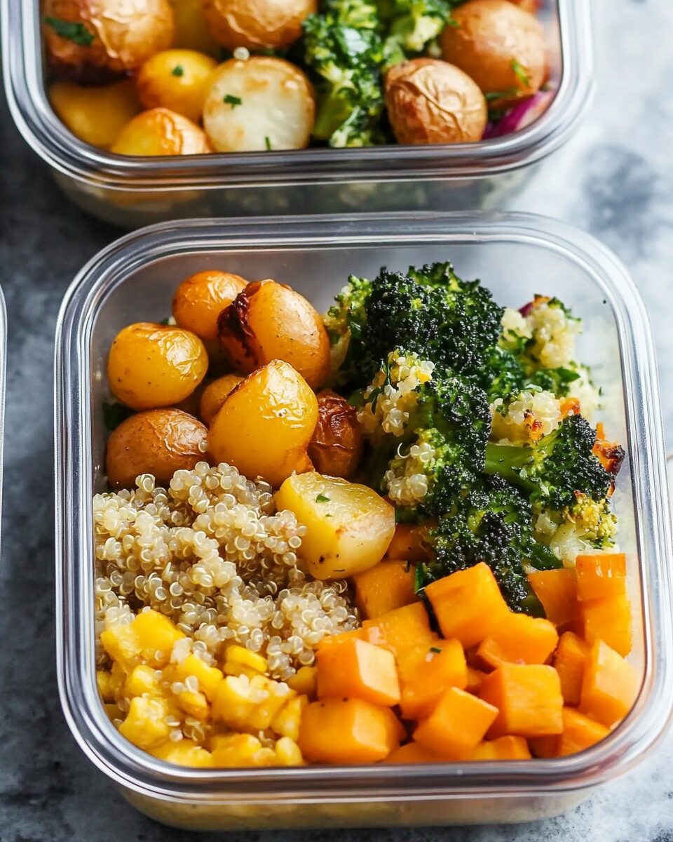 Roasted Vegetable and Quinoa Meal Prep Bowls
