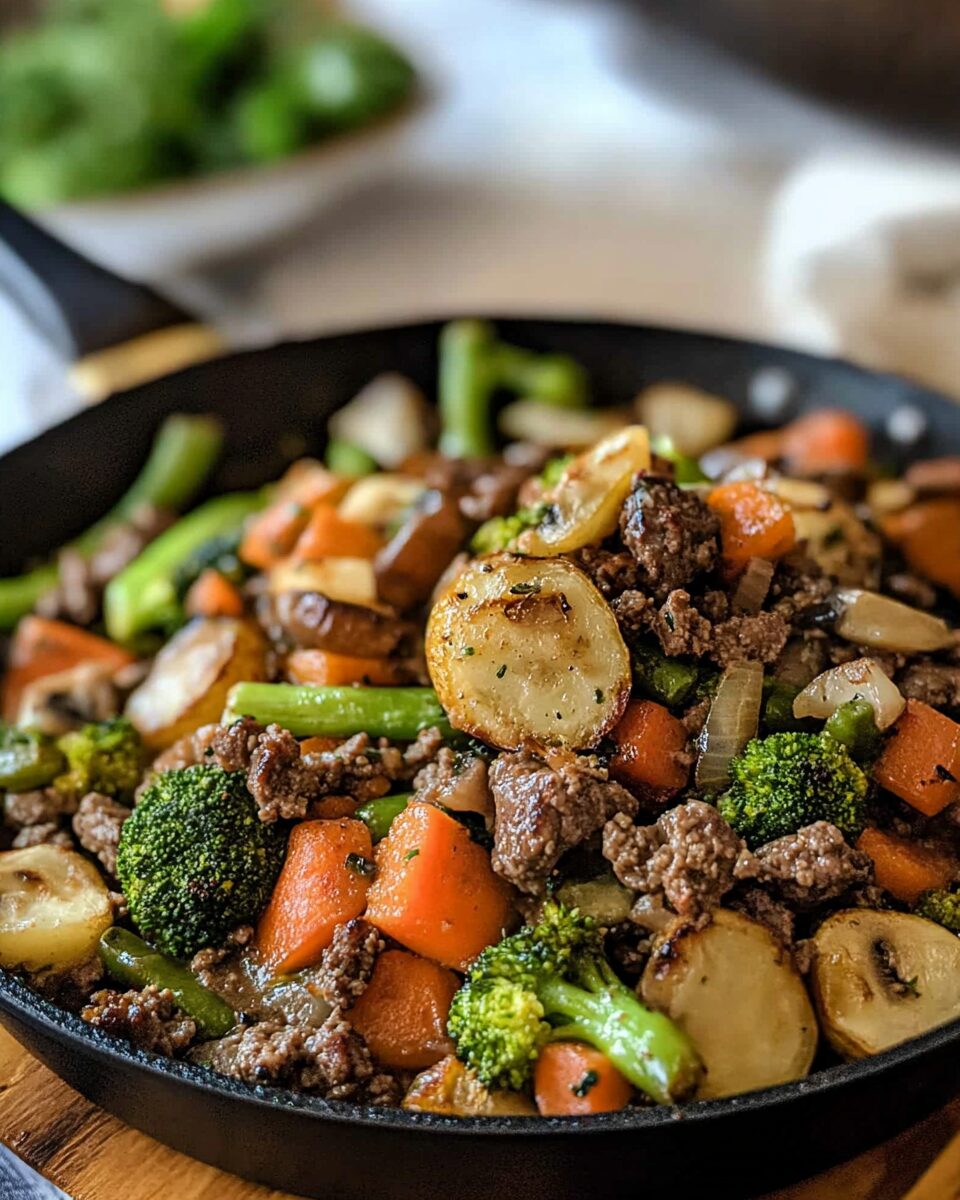 Vegetable Beef Skillet