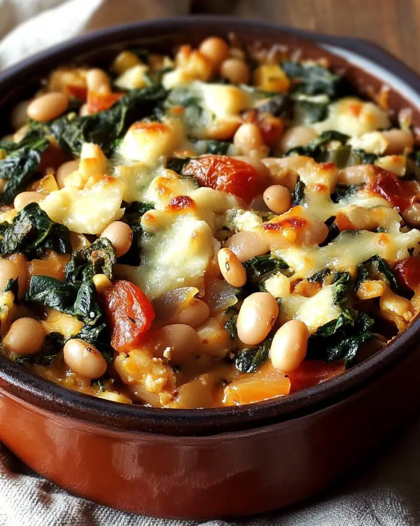 White Bean and Spinach Casserole