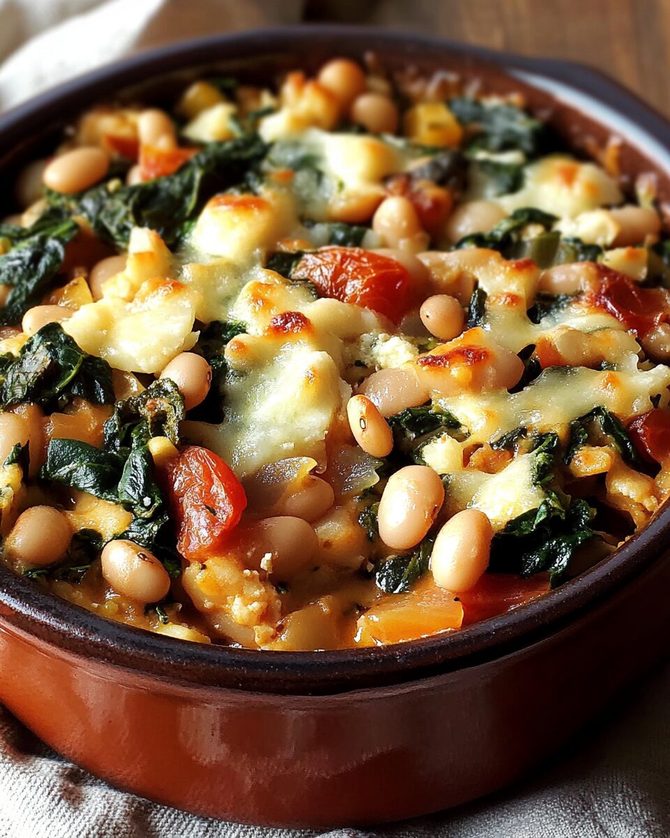 White Bean and Spinach Casserole