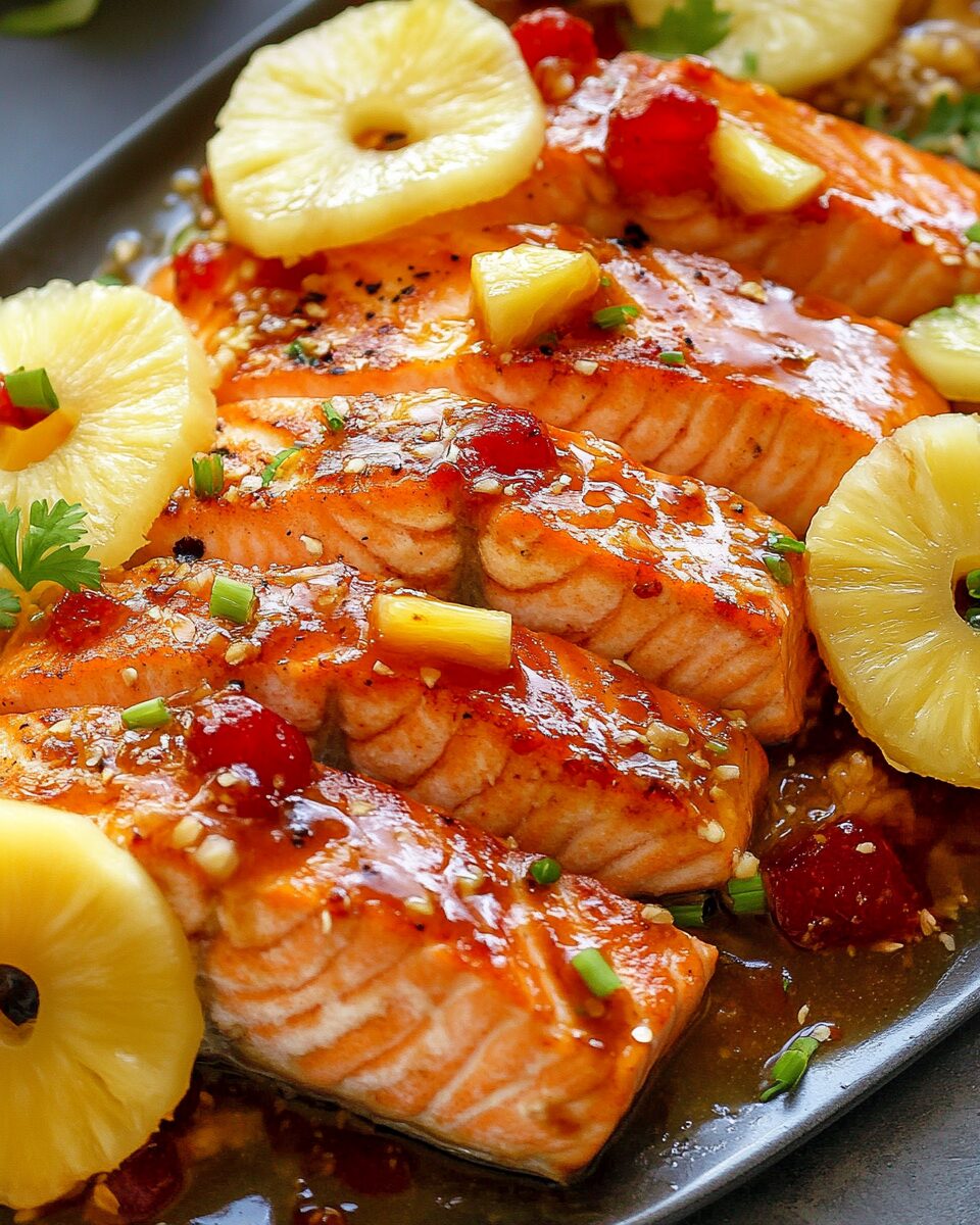 Pineapple Glazed Salmon