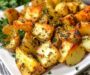Garlic Herb Air Fryer Roasted Potatoes