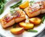 Bourbon Peach Glazed Salmon