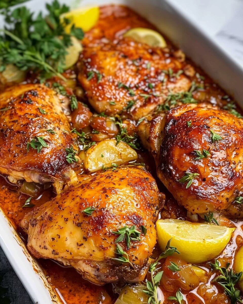 Paprika Baked Chicken Thighs