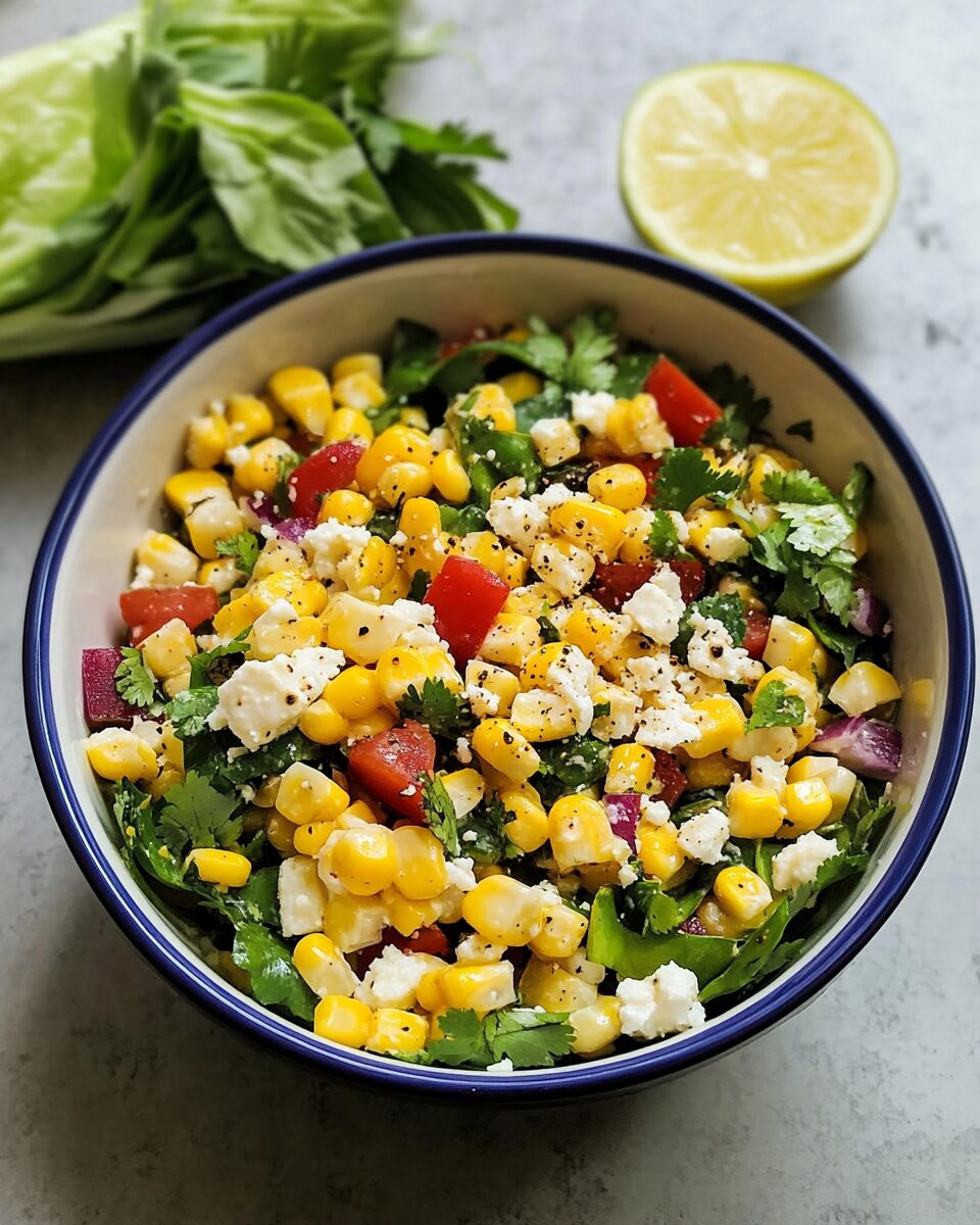 Spicy Mexican Street Corn Salad