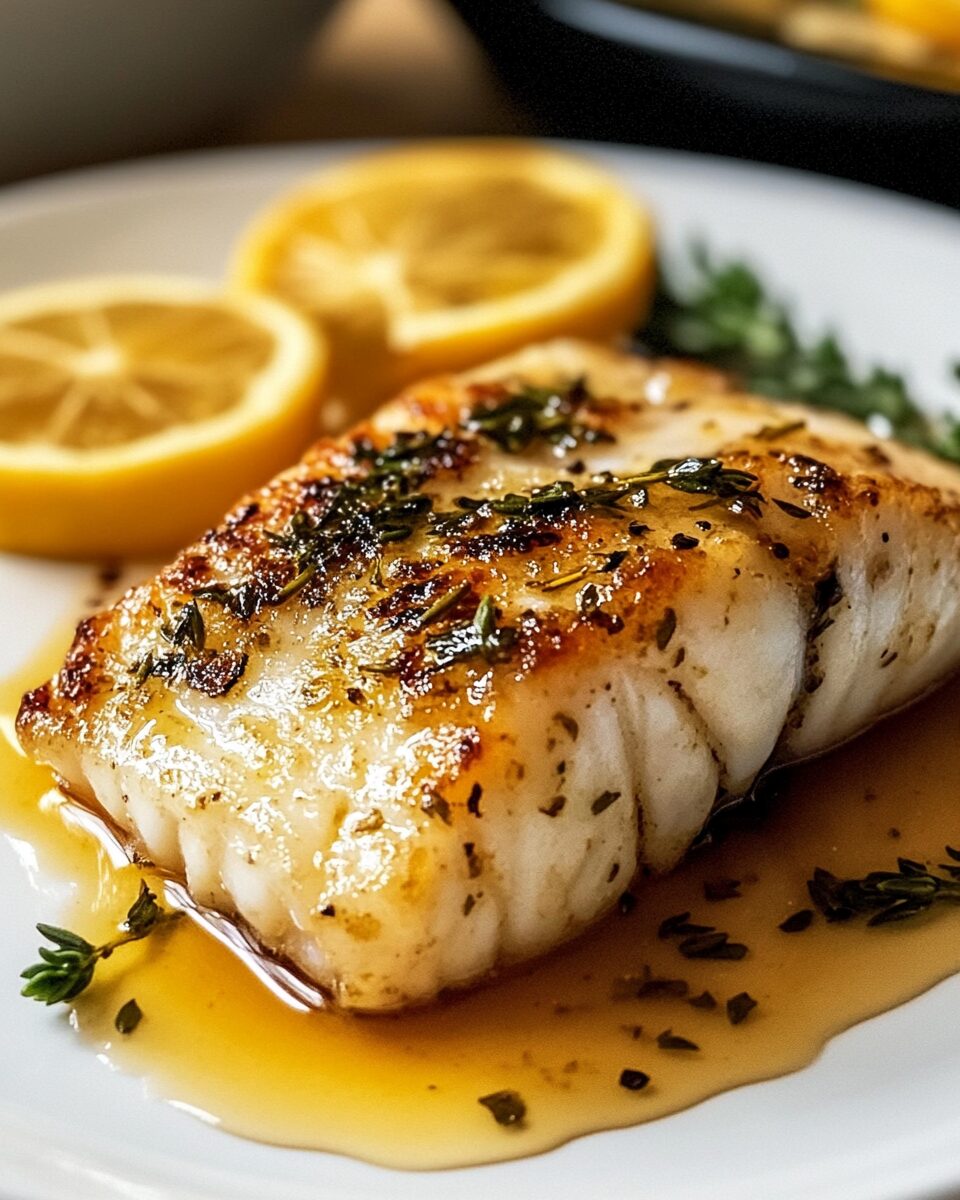 Baked Honey-Marinated Cod