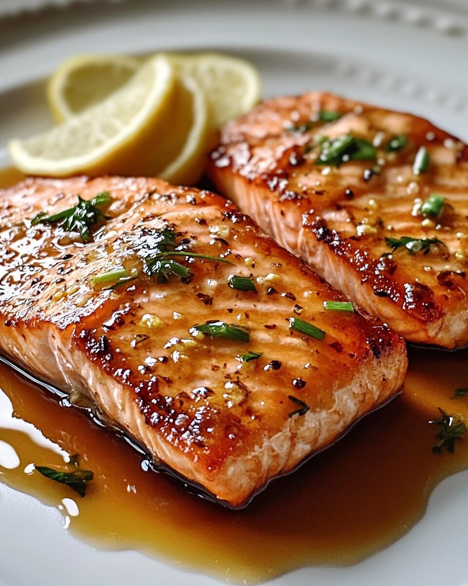 Honey Glazed Baked Salmon