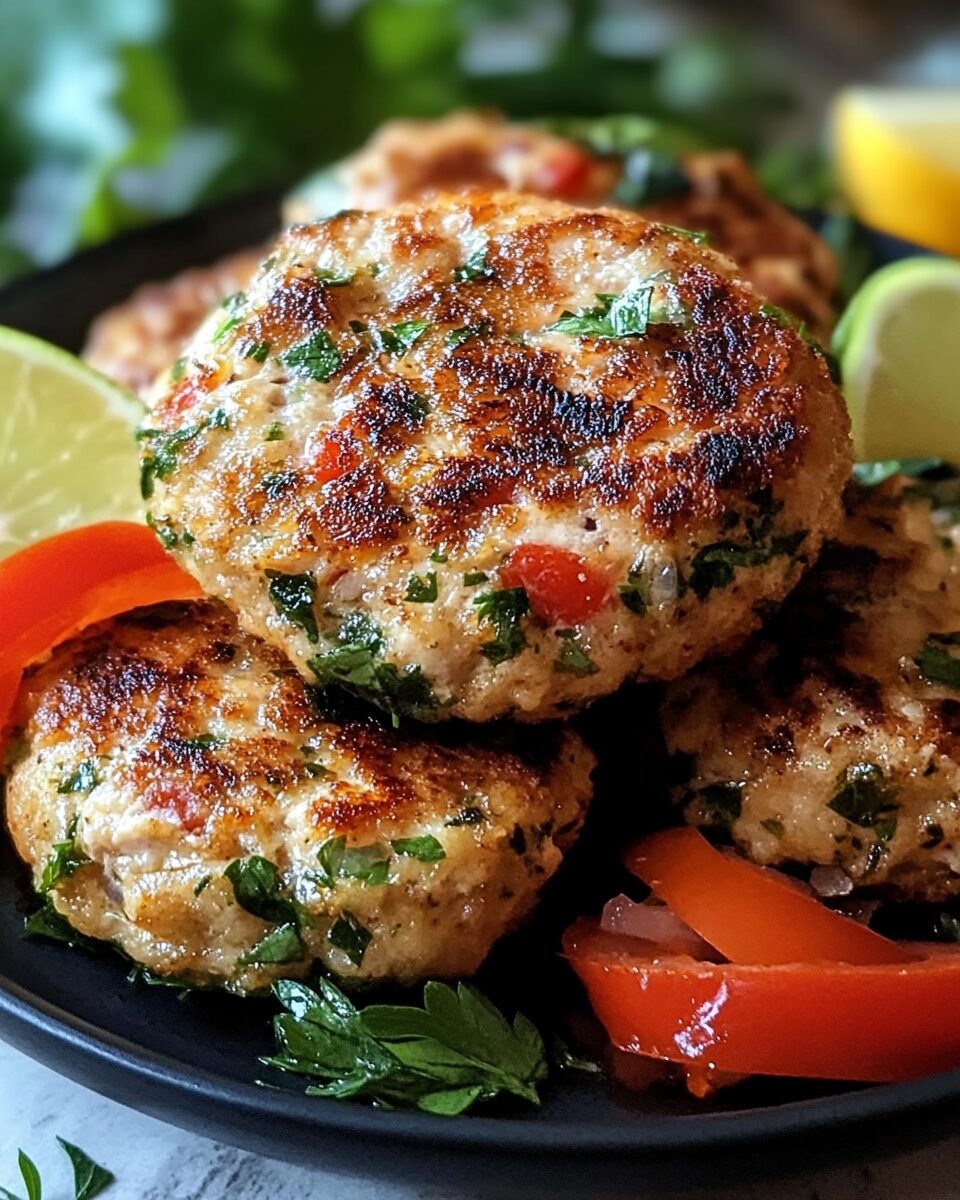 Mediterranean Chicken Patties