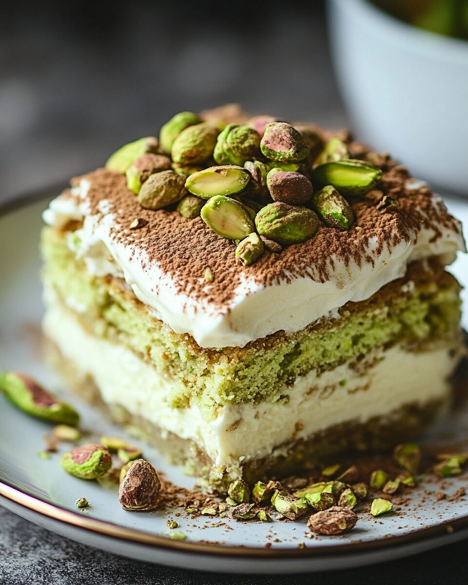 Pistachio Tiramisu