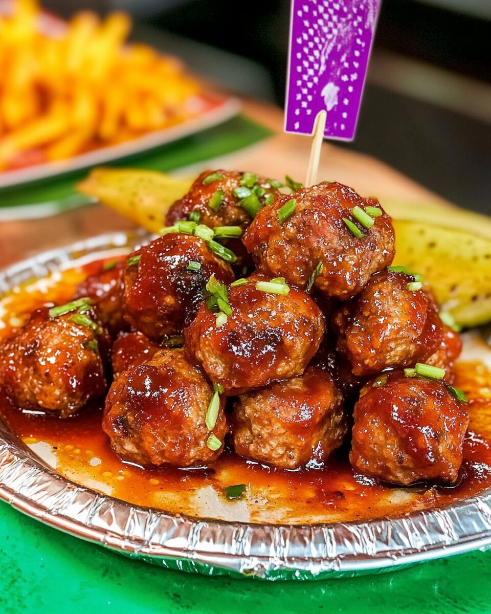 Guava BBQ Tajin Meatballs