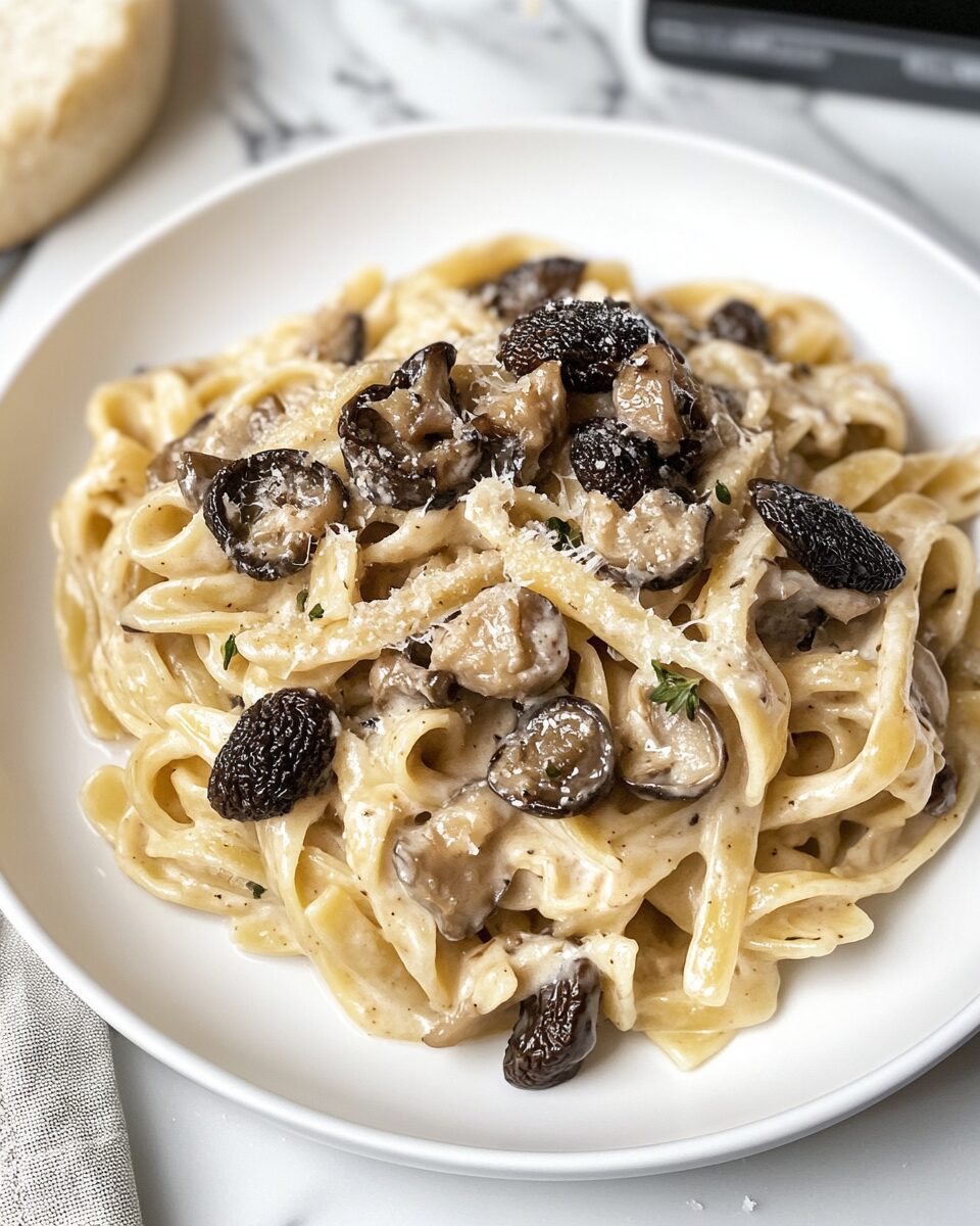 Creamy Morel Mushroom Pasta