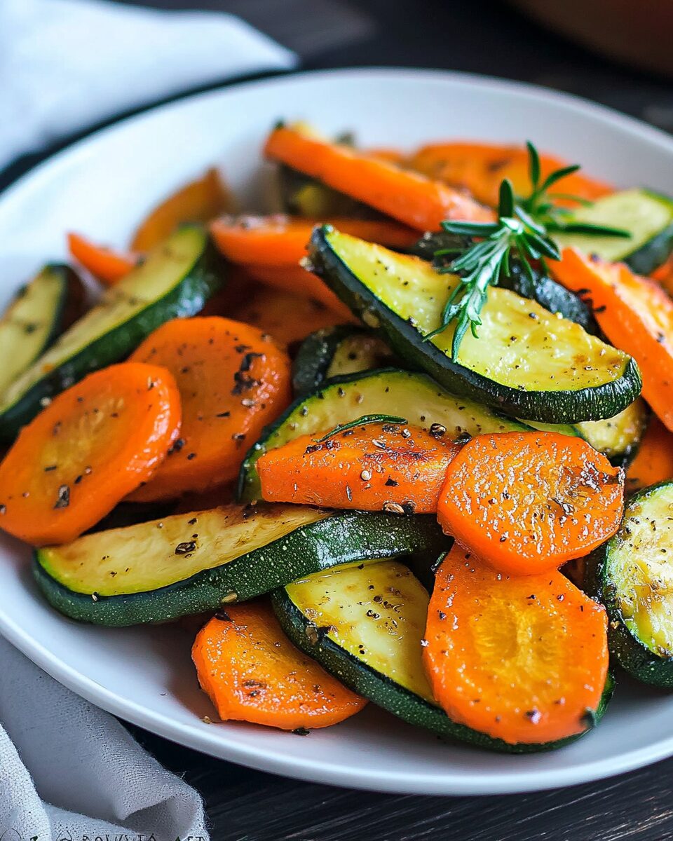 Sautéed Carrots and Zucchini