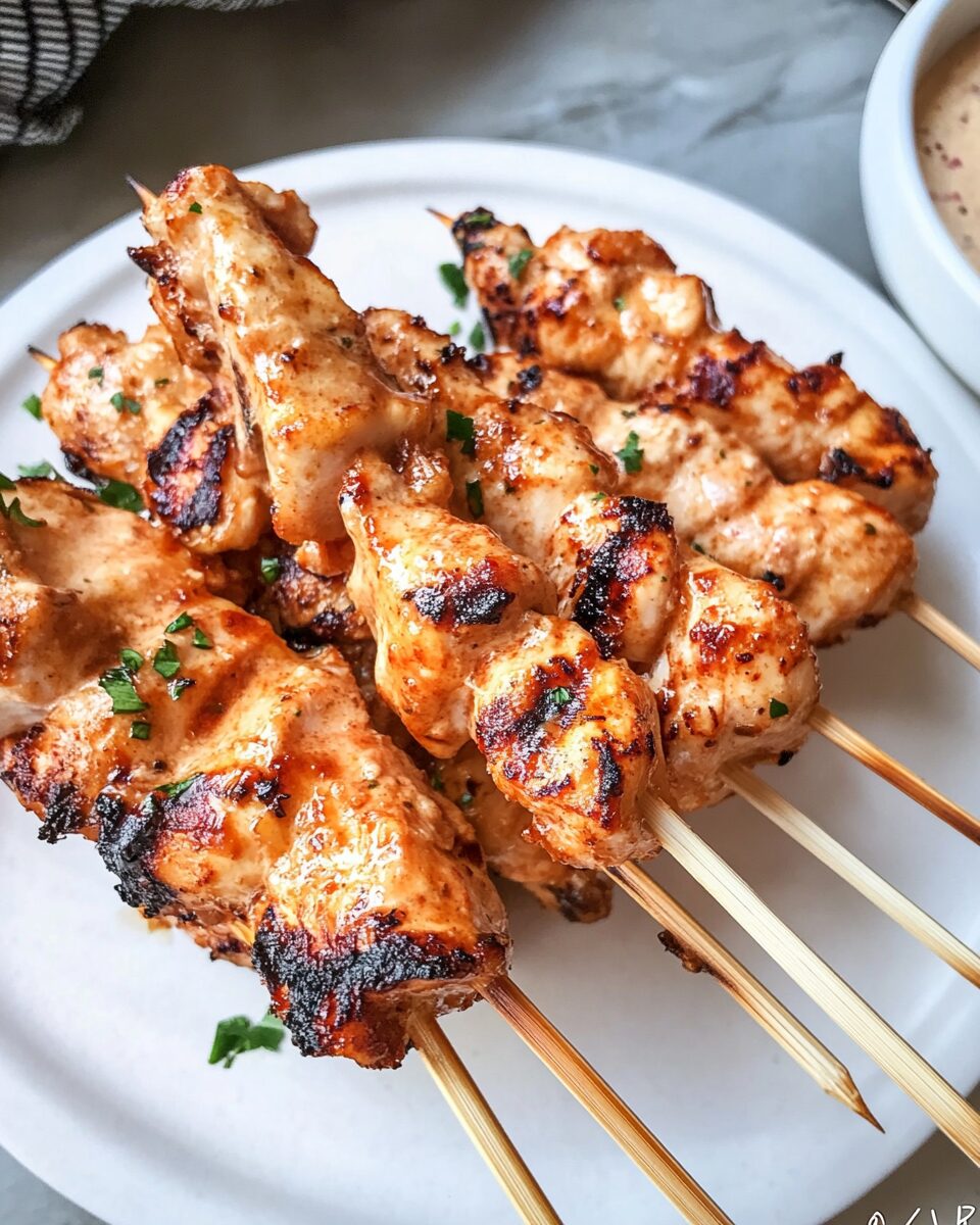 Bang Bang Chicken Skewers