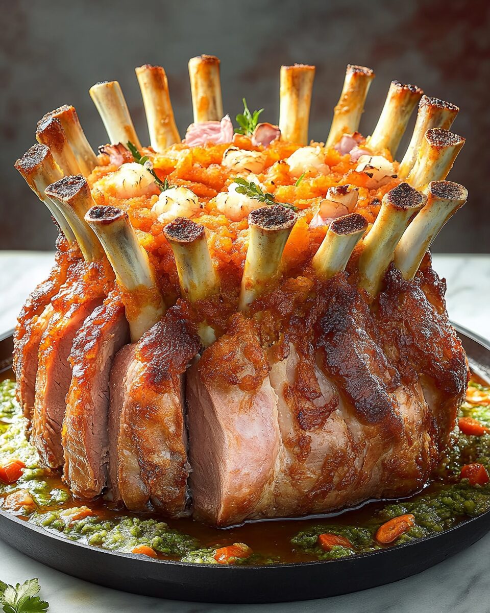 Stuffed Crown Roast of Pork