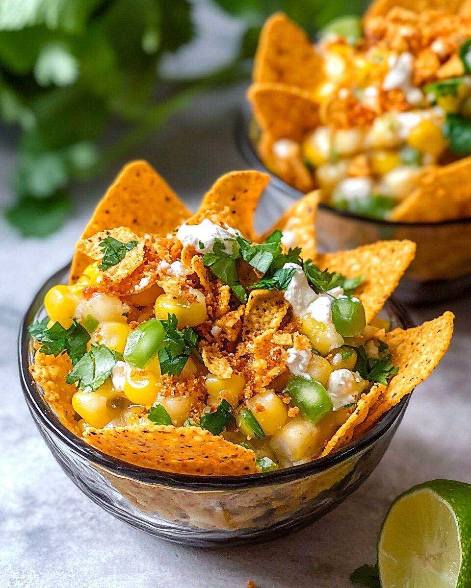 Mexican Street Corn Cups with Fritos Crunch