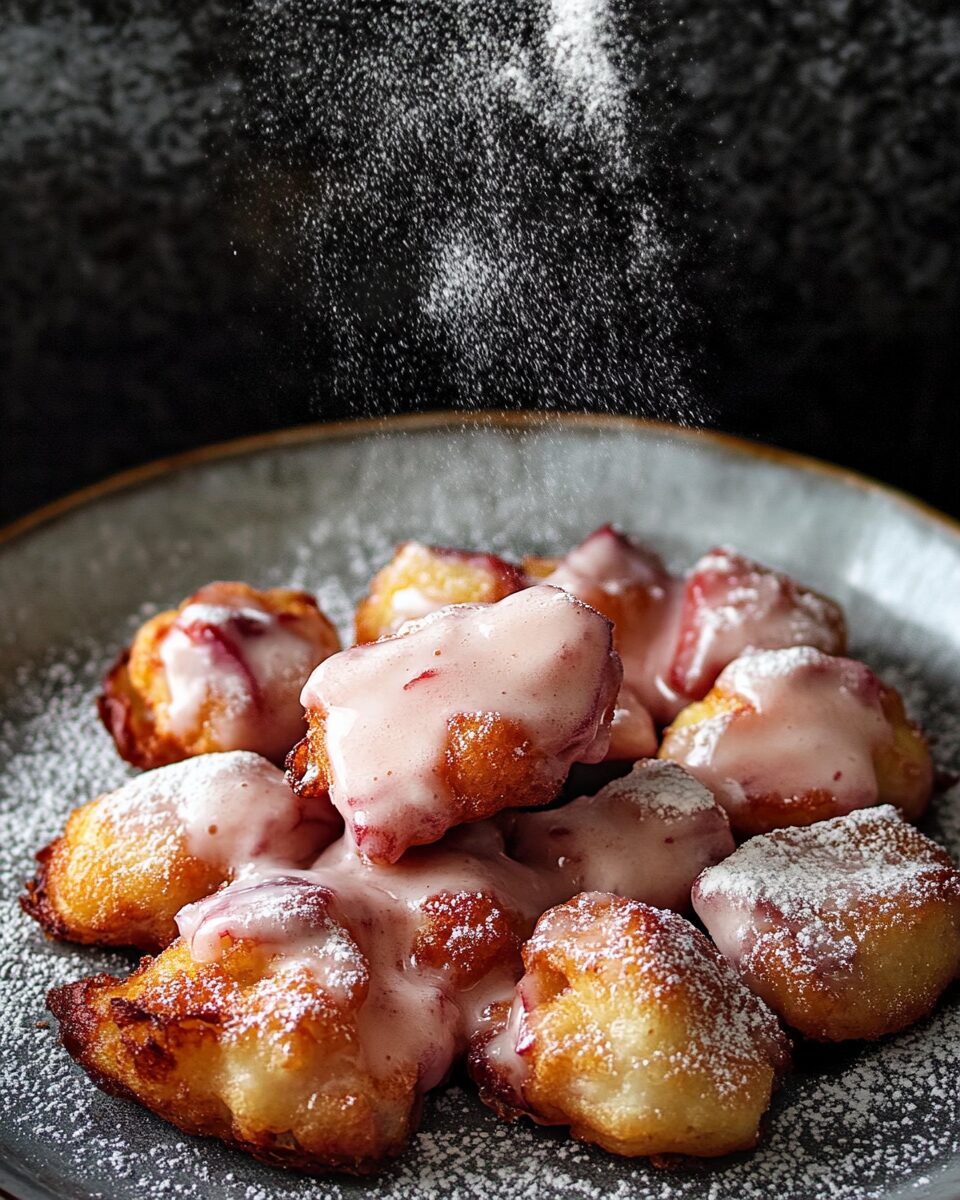 Rhubarb Fritters