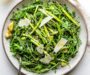 Shaved Asparagus Arugula Salad
