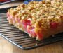 Old-Fashioned Rhubarb Crunch with Buttery Oat Topping