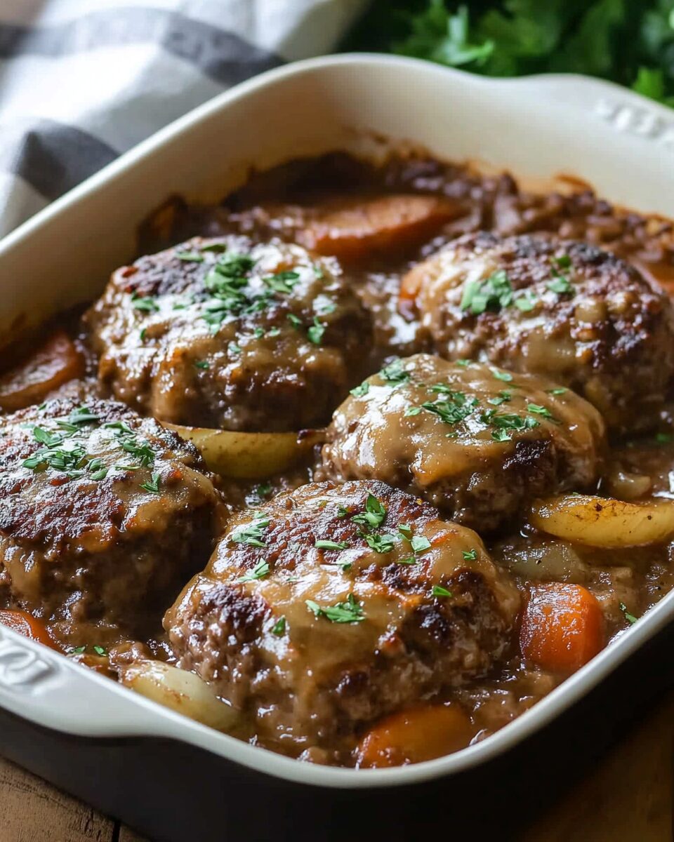 Amish Hamburger Steak Bake