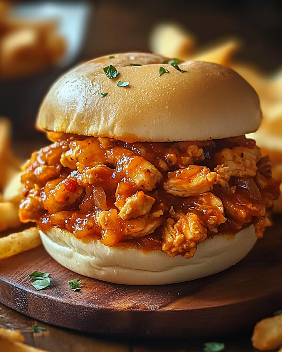 Cajun Chicken Sloppy Joes