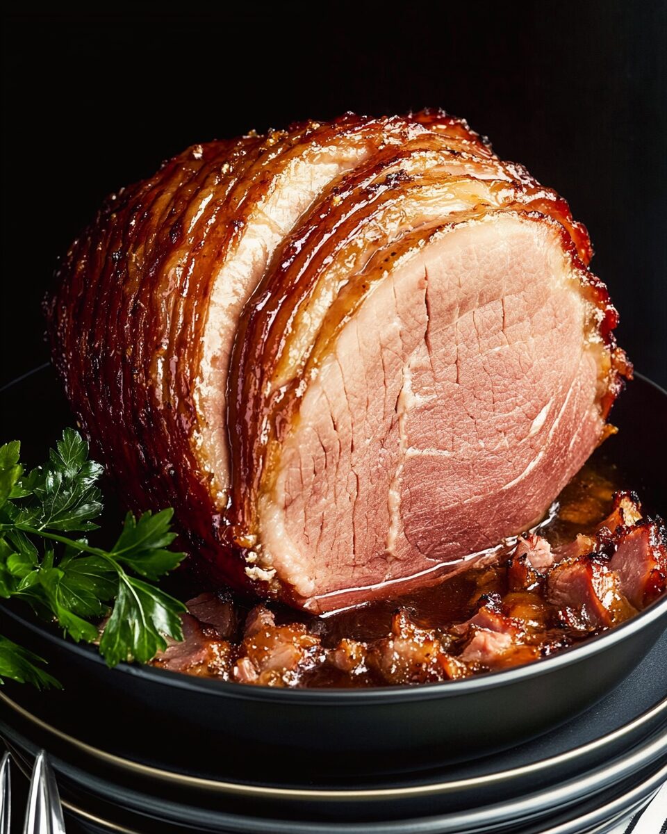 Slow Cooker Honey-Glazed Ham