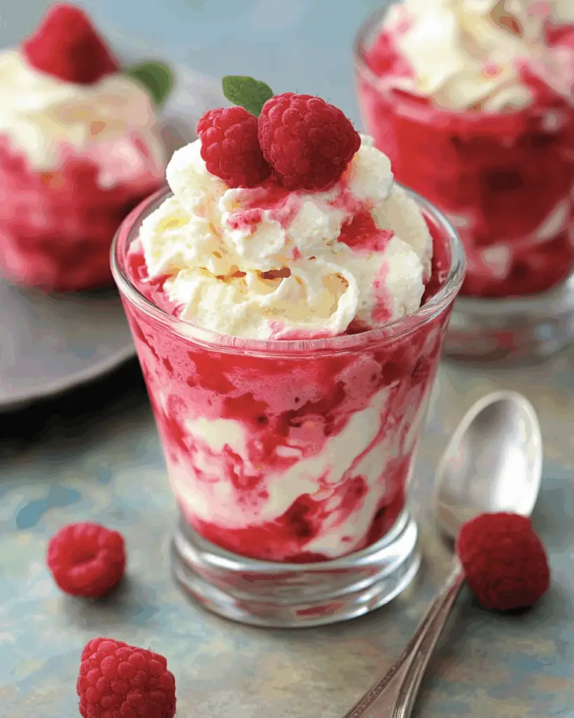 Raspberry Rhubarb Fool