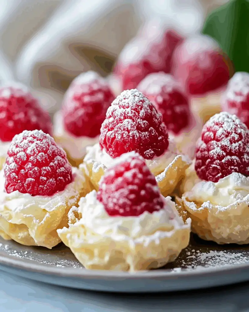 Raspberry Cream Cheese Bites