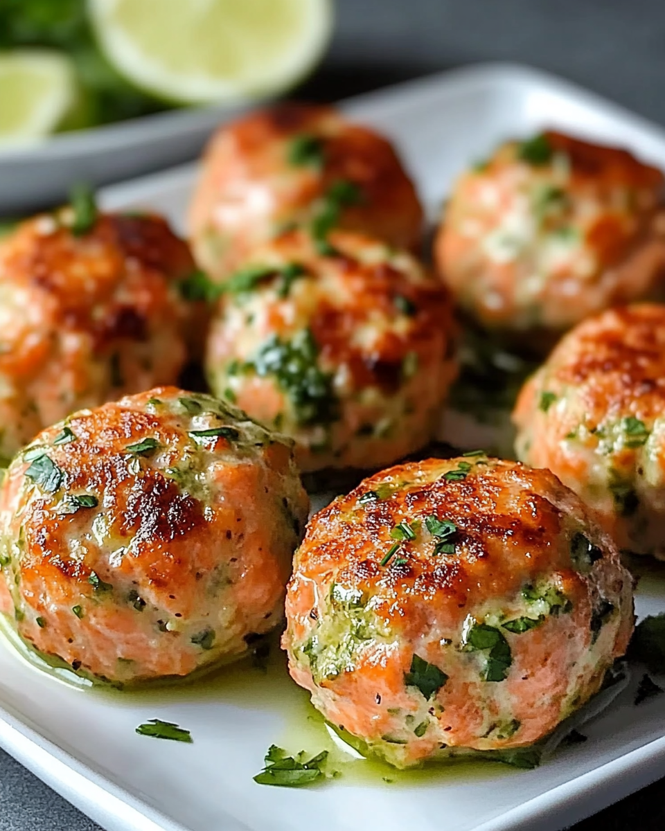 Baked Salmon Meatballs