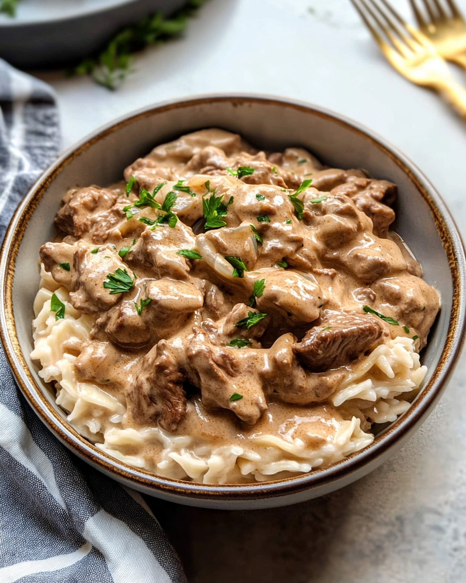 Beef Stroganoff