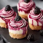 Berry Swirl Cheesecake Bites