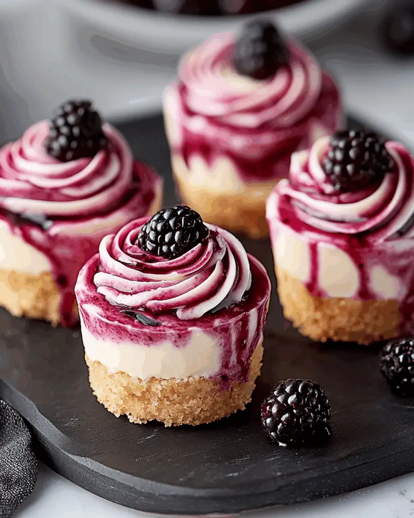 Berry Swirl Cheesecake Bites