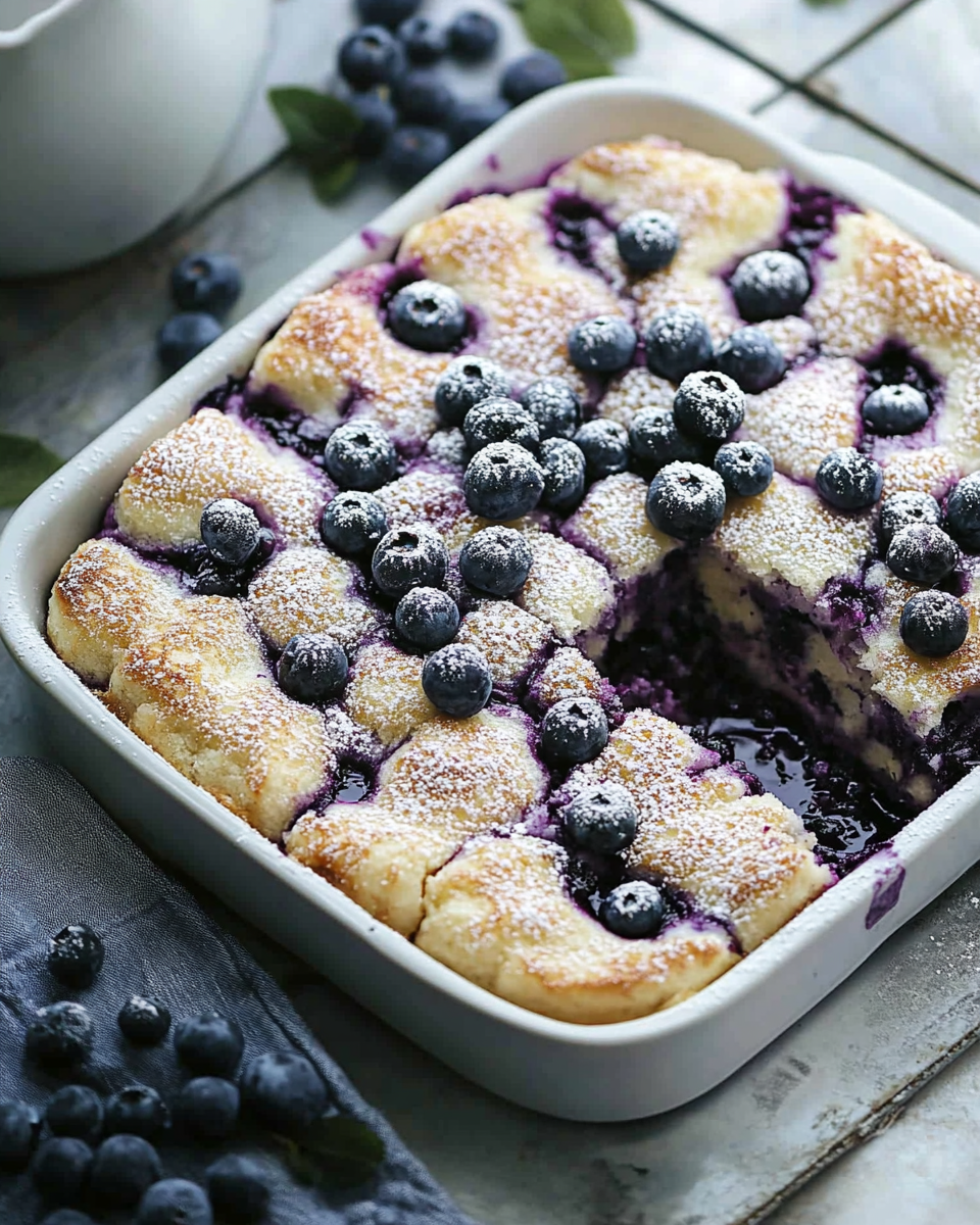 Blueberry Pancake Bake