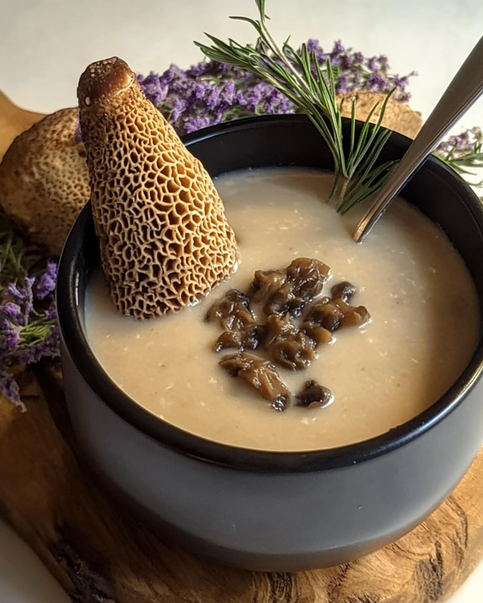 Creamy Morel Mushroom Soup