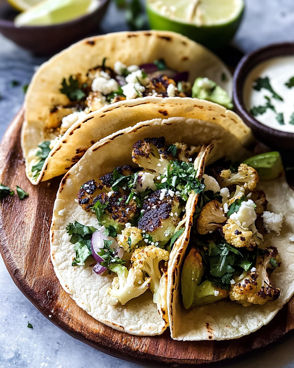 Crunchy Cauliflower Tacos