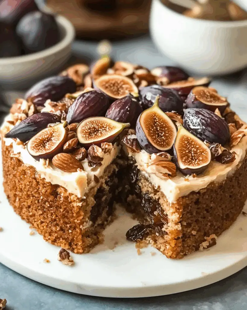 Fig, Almond, and Date Cake