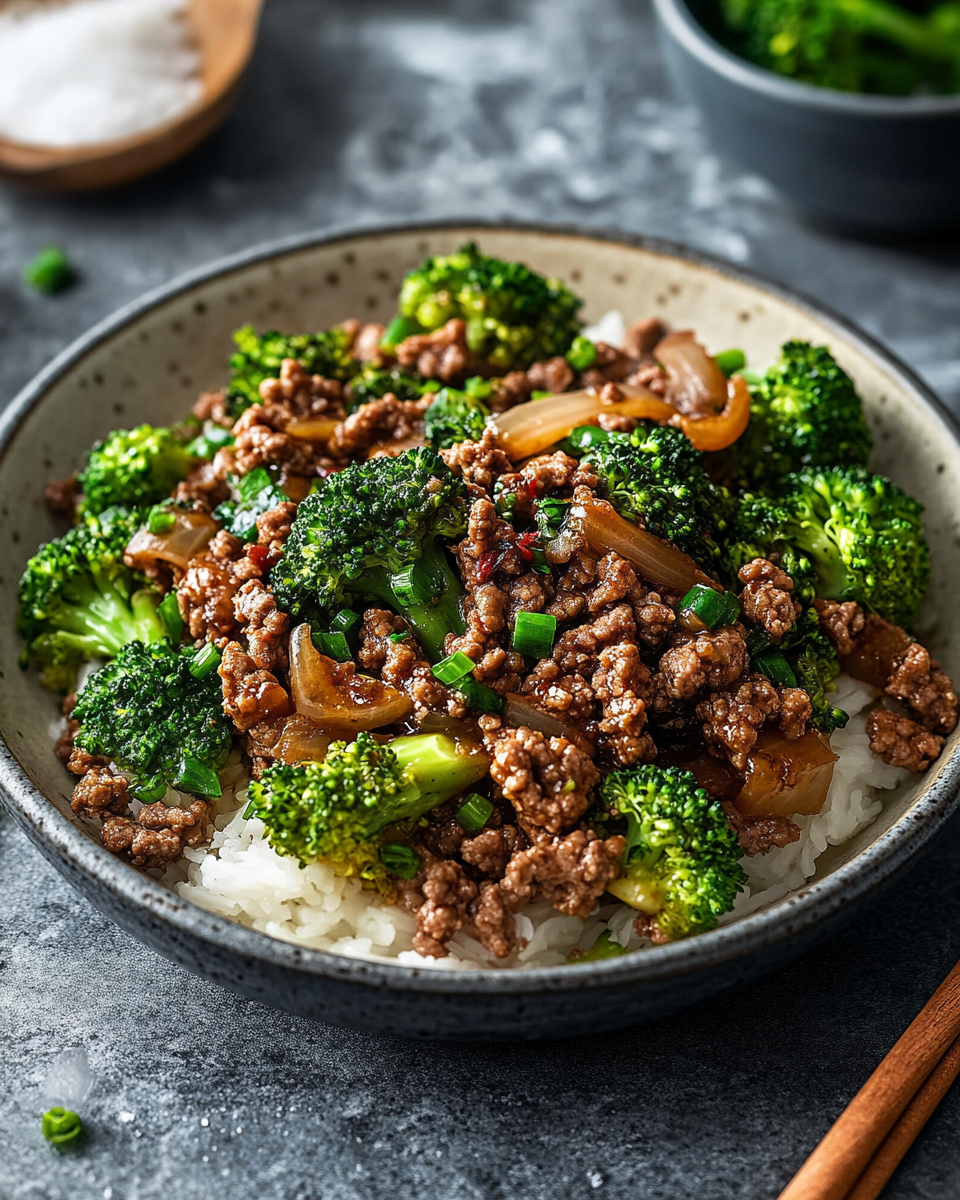 Ground Beef and Broccoli Stir-Fry