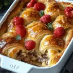 Overnight Croissant Breakfast Bake
