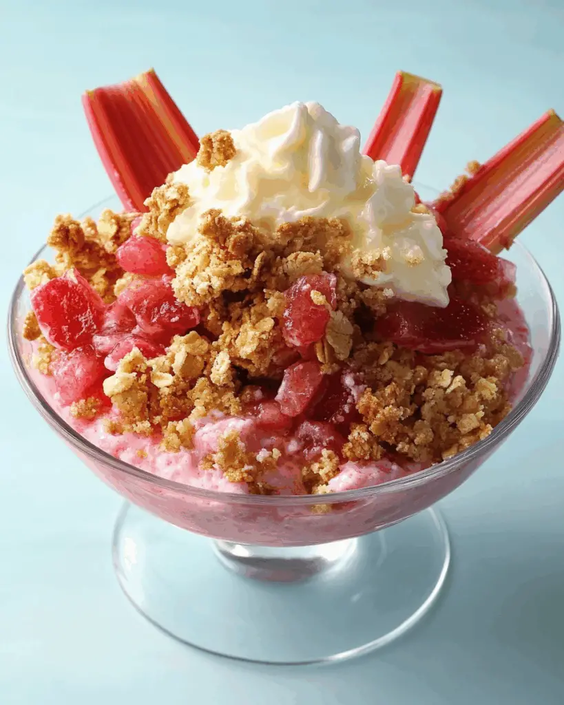Rhubarb Crisp