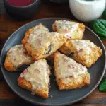 Rhubarb Scones