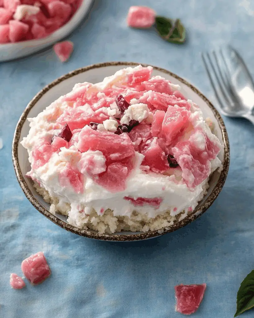 Rhubarb Fluff Delight
