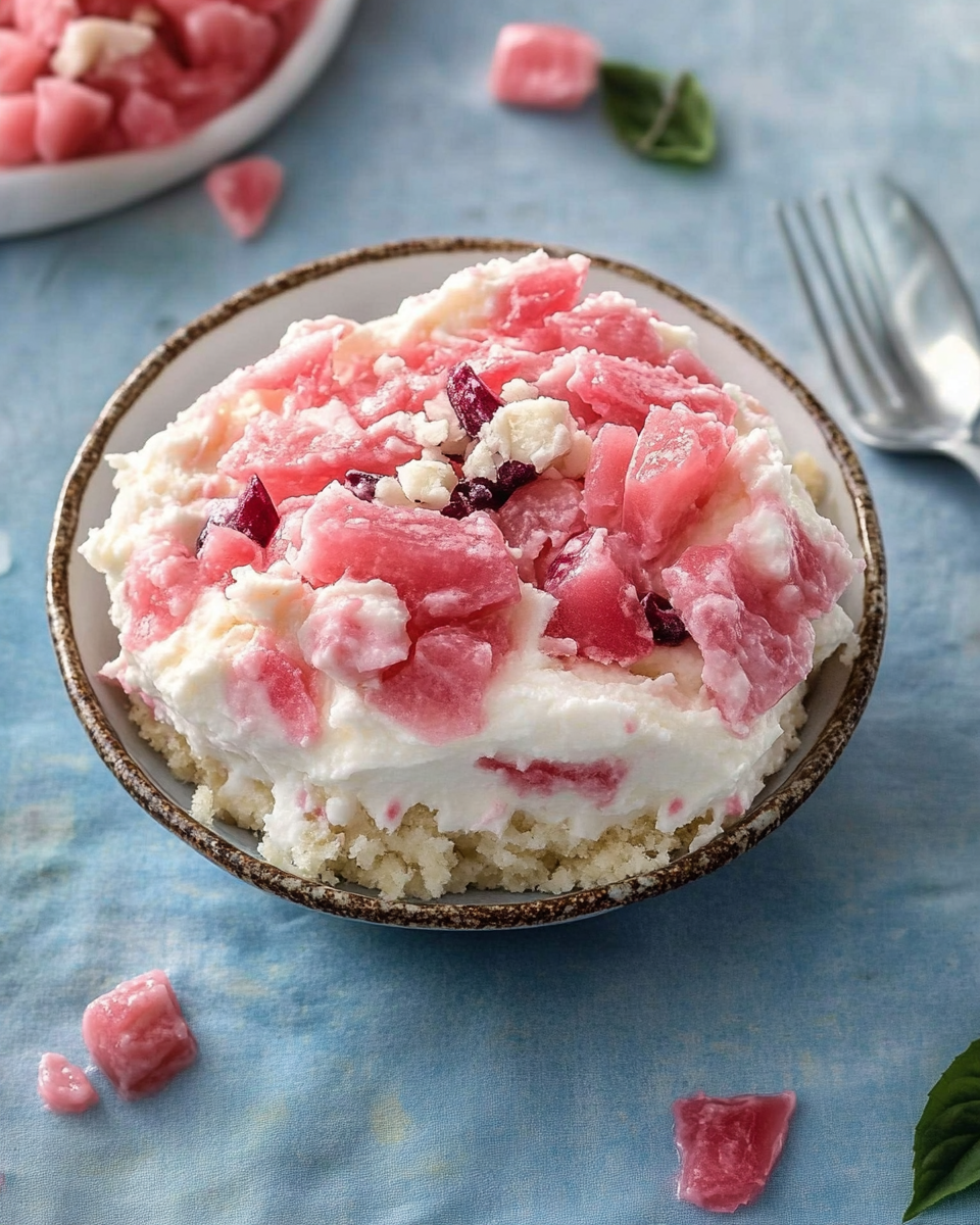 Rhubarb Fluff Delight